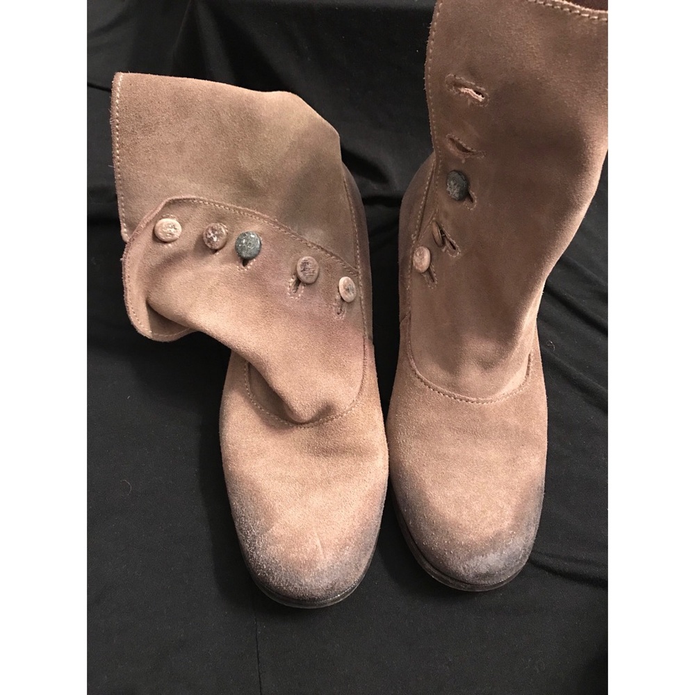 Steve Madden Adeson Distressed Suede Moto boot